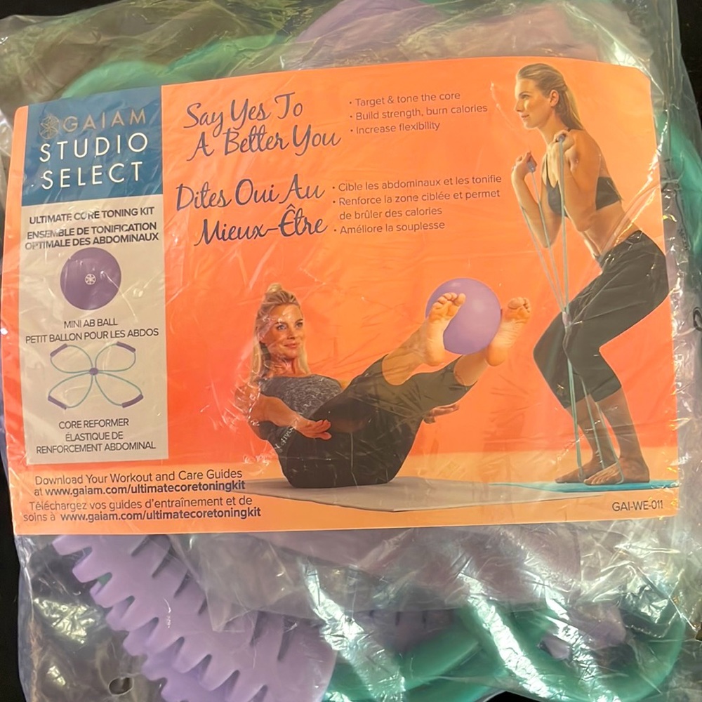 GAIAM studio select Core reformer and mini AB Ball
